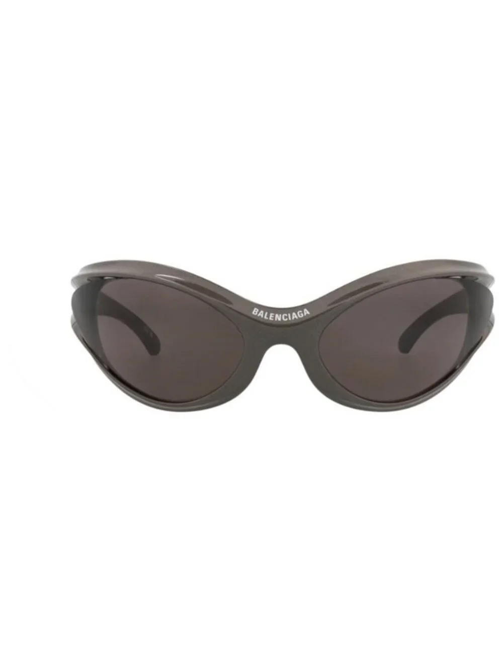 New Balenciaga Unisex Shield/Wrap Grey Grey Grey Fashion Designer Sunglasses